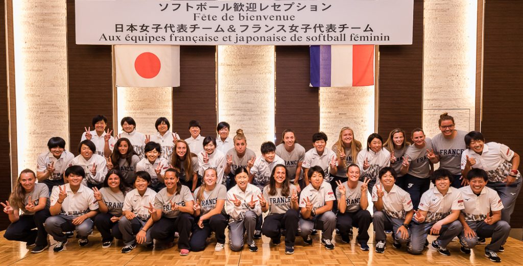 WBSC Japan Softball Association and French Baseball Softball