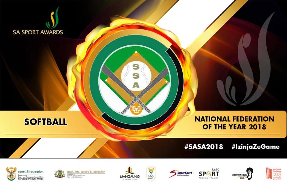 Softball South Africa named country’s Sports Federation of the Year in