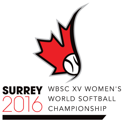 XV Women's Softball World Championship Logo