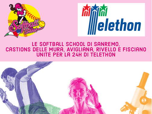 Le scuole del progetto 'softball school' rispondono all'appello di Telethon Udine