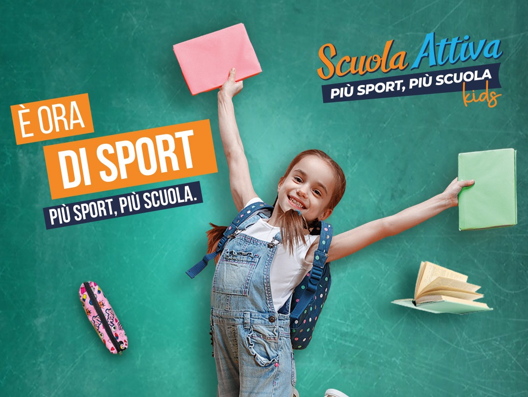 Al via 'Scuola Attiva - Più sport, più scuola', il piano di Sport e Salute per scuola primaria e secondaria
