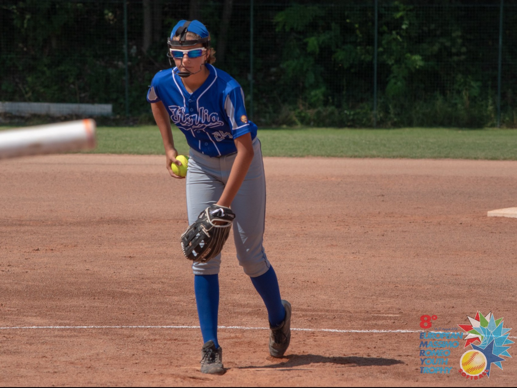 Two Team Italy U13 softball squads compete for the European Massimo