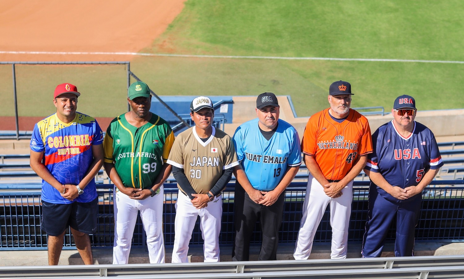 Men's Softball World Cup Group C head coaches "We're here to win