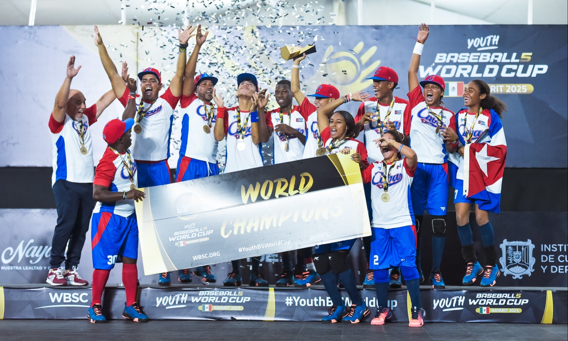 Cuba retain top spot, record 67 programmes in WBSC Baseball5 World Ranking