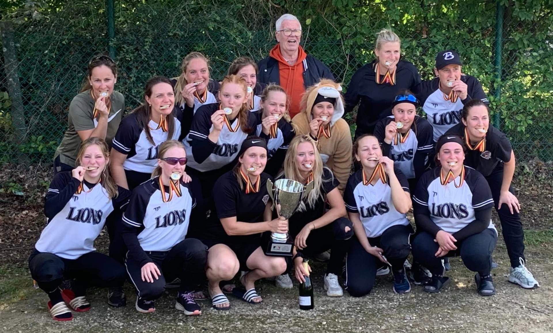 Beveren Lions are Belgian Softball Ladies Champions 2023 Royal