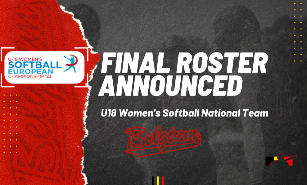 U18 Women's Softball Final Roster has been announced Royal Belgian