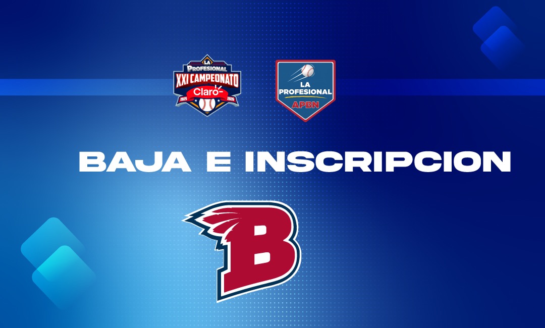 Cambio en el Roster de los Indios del Bóer 19-12-25