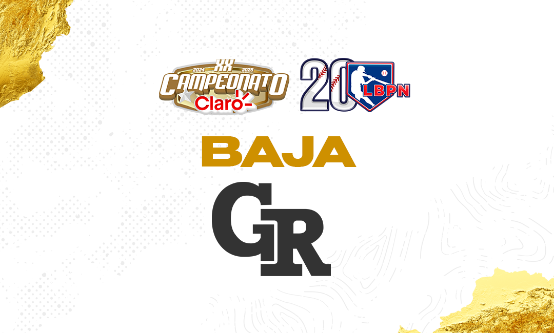Baja en el Roster de los Gigantes de Rivas 18-11-24
