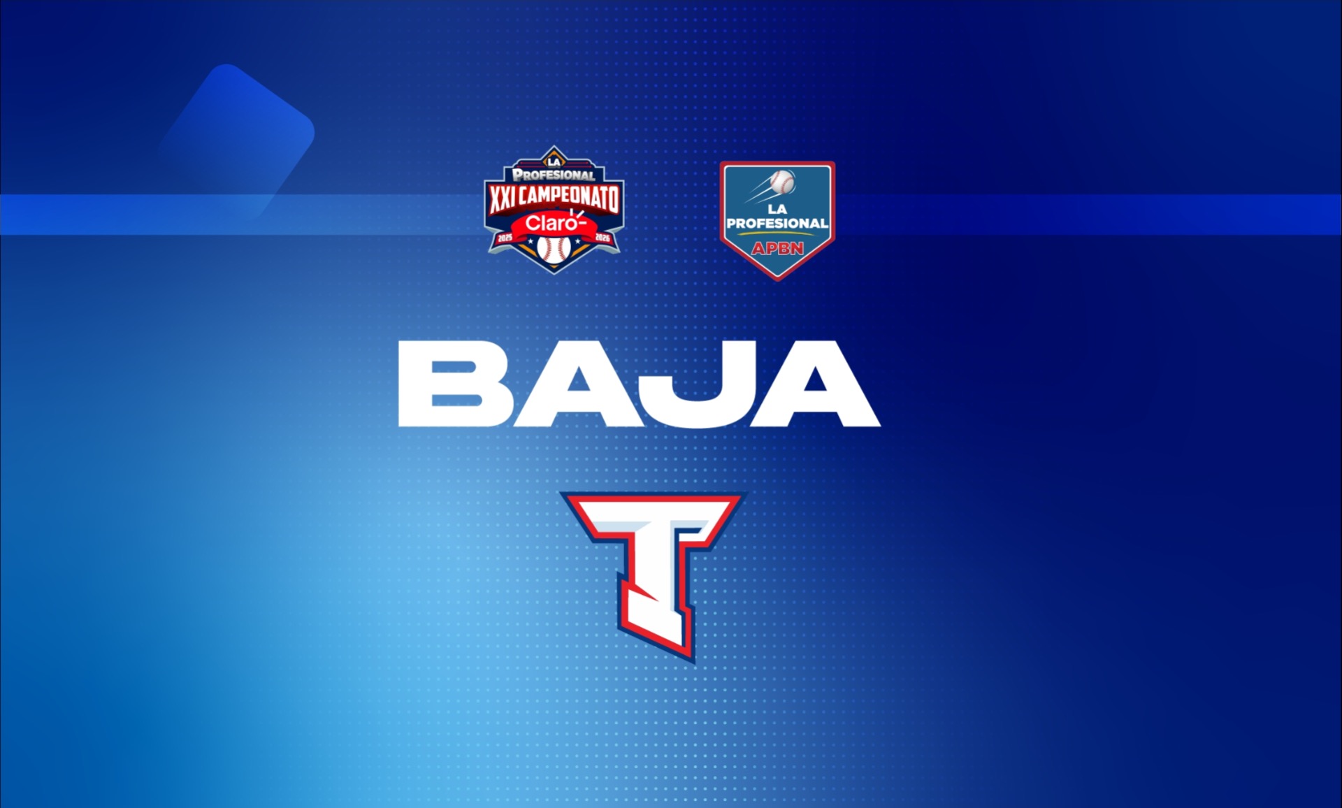 Baja en el Roster de los Tigres de Chinandega 18-12-25