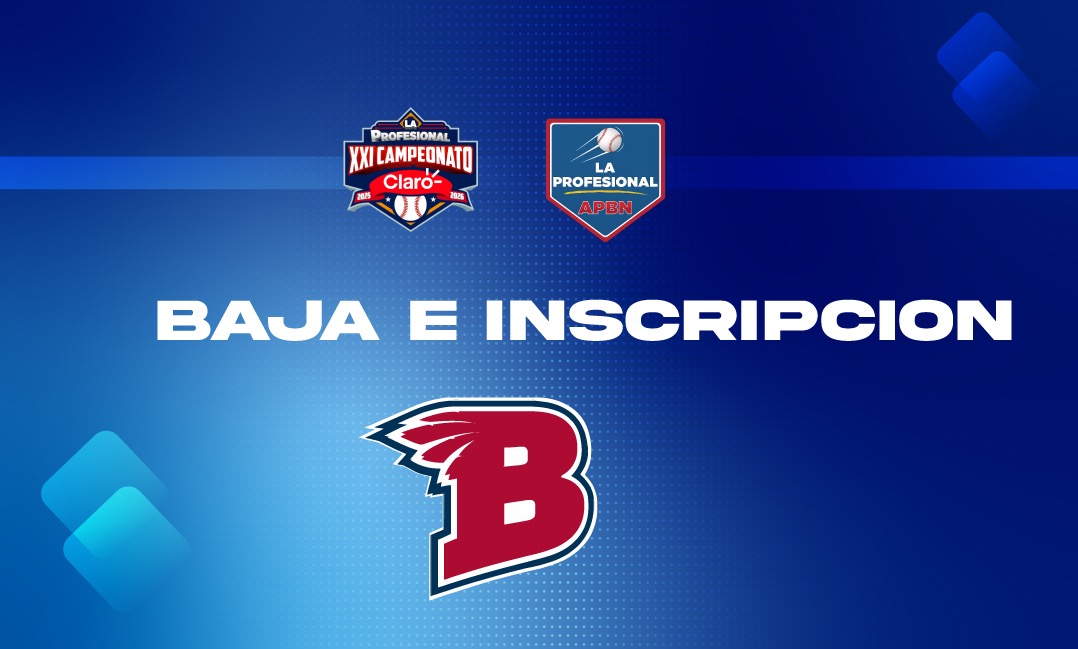 Cambio en el Roster de los Indios del Bóer 25-11-25