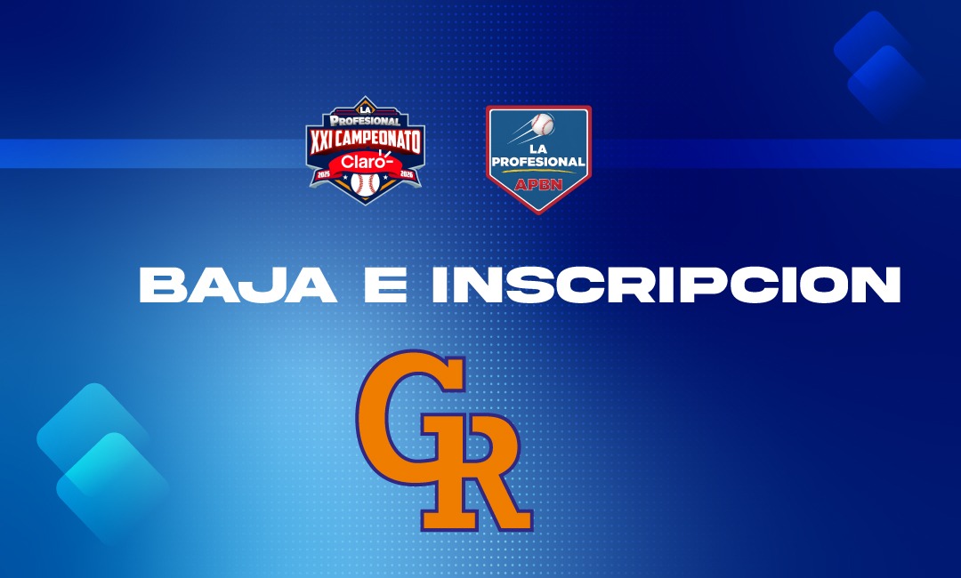 Cambio en el Roster de los Gigantes de Rivas 13-11-25