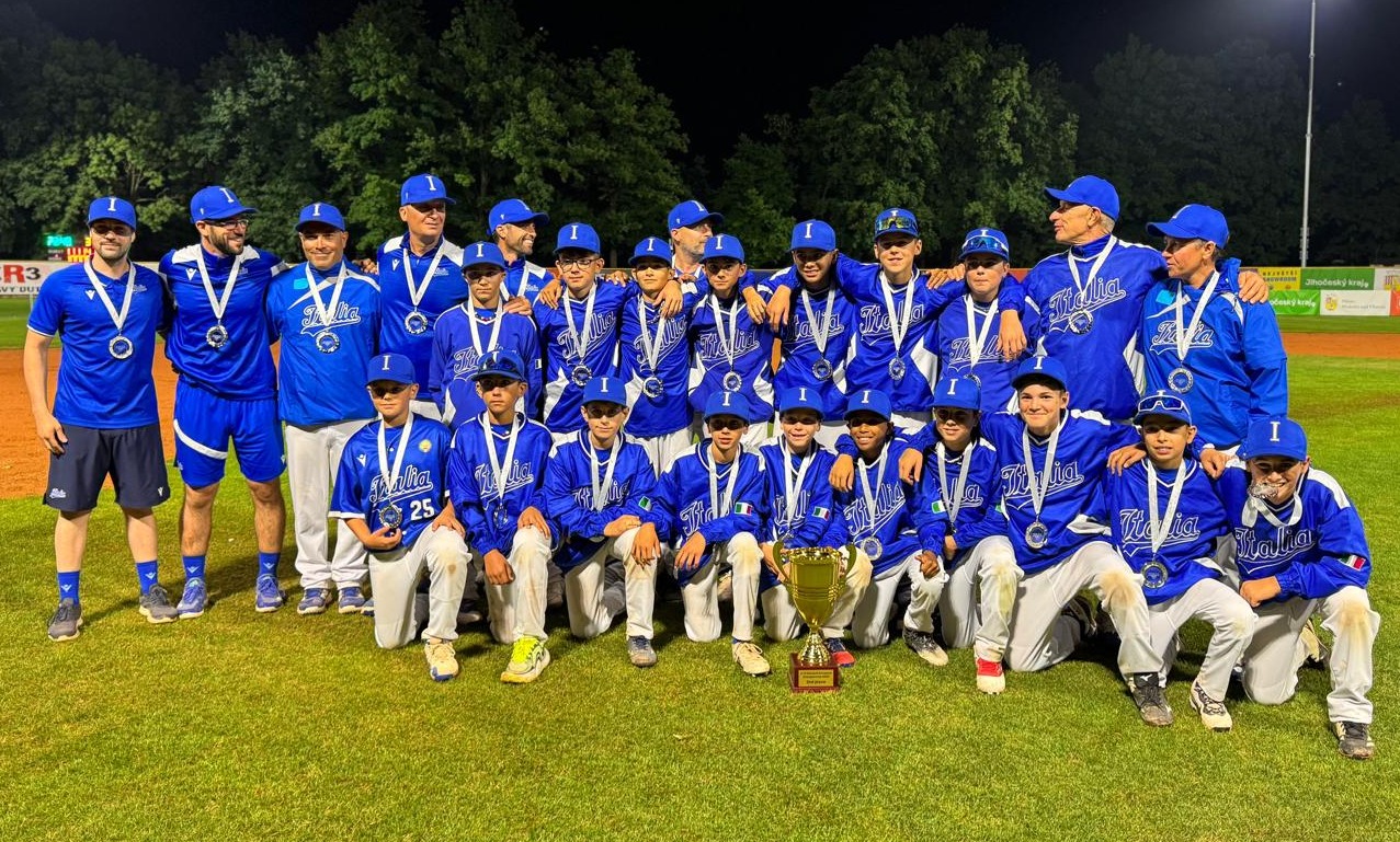 È Argento per l'Italia all’Europeo di Baseball Under 12