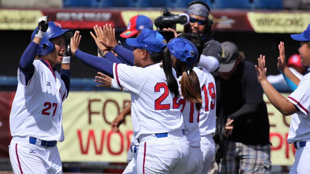 Coupe du Monde de Baseball Féminin: le deuxième tour débute par un thriller remporté par Taïwan