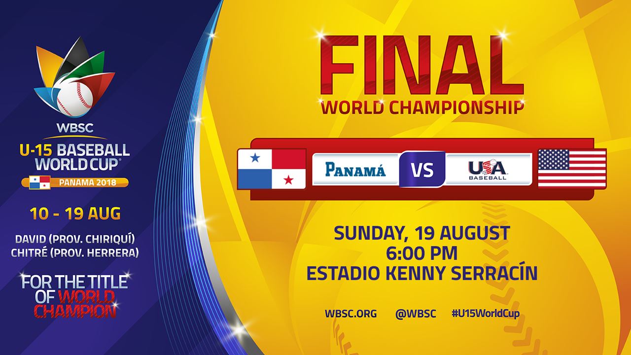 Mira: Panamá vs EE.UU. – LA FINAL – Mundial de Béisbol Sub-15 2018