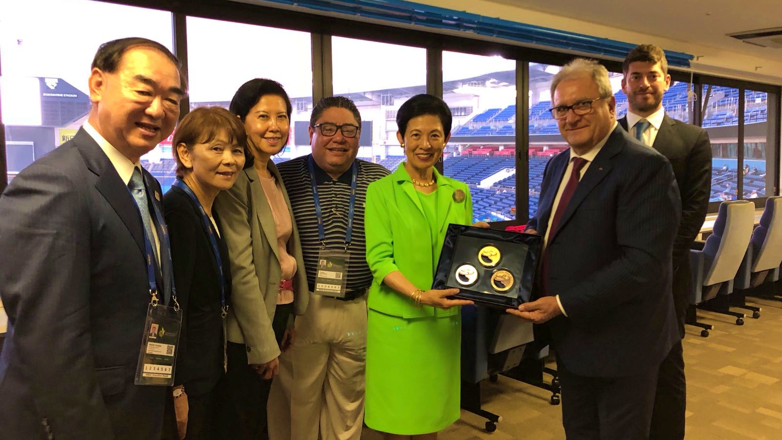 Son Altesse Impériale la Princesse Hisako Takamado honore les Championnats du Monde de Softball de sa présence