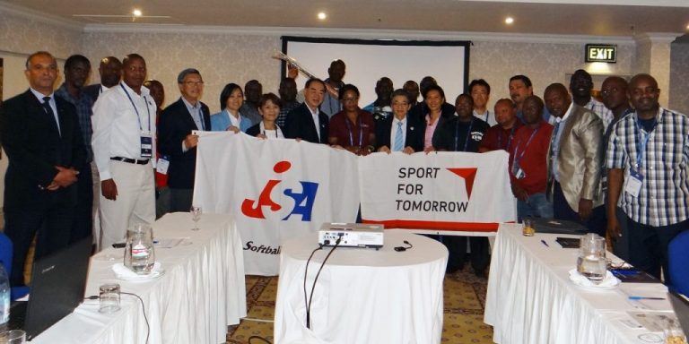 Japan Softball, JICA helping to grow the sport in Africa with latest donation at WBSC Congress