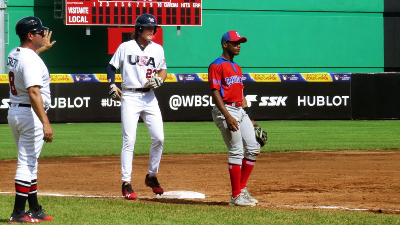 U-15 ベースボールワールドカップ　スーパーラウンド 対ドミニカ共和国戦でLuke Letoがアメリカを勝利に導く