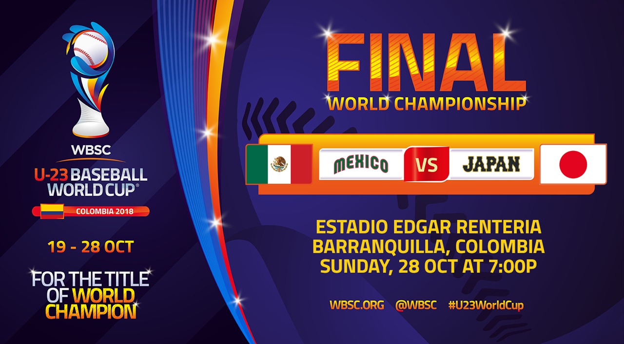 Suivez la finale de la Coupe du Monde de Baseball U-23 entre le Japon et le Mexique !