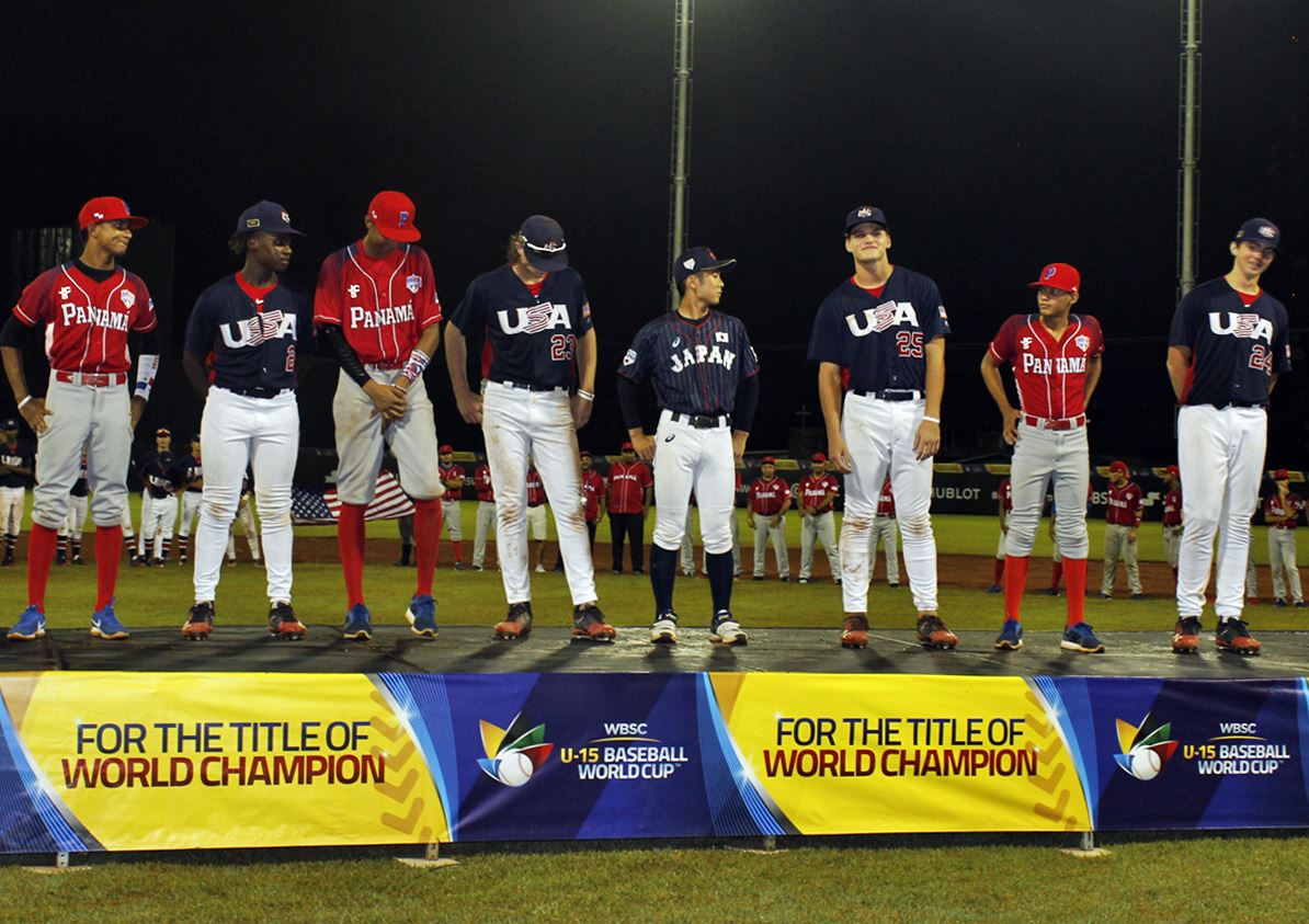 U-15 ベースボールワールドカップ2018の「オールワールドチーム（ベストナイン）」を5か国から選出　MVPはCody Schrier