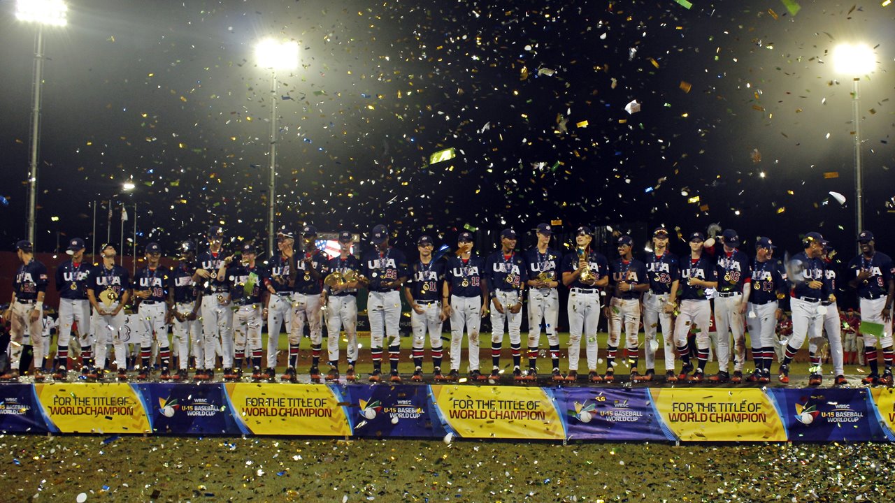 Les Etats-Unis battent le Panama et remportent la Coupe du Monde de Baseball U-15