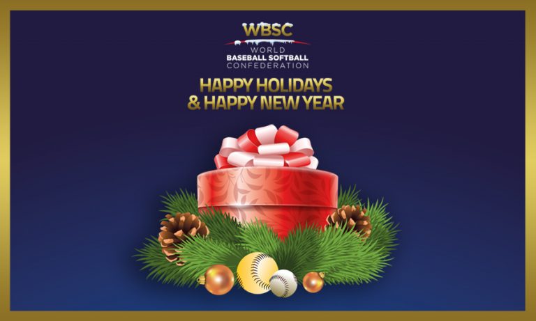 World Baseball Softball Family wishes you Happy Holidays!