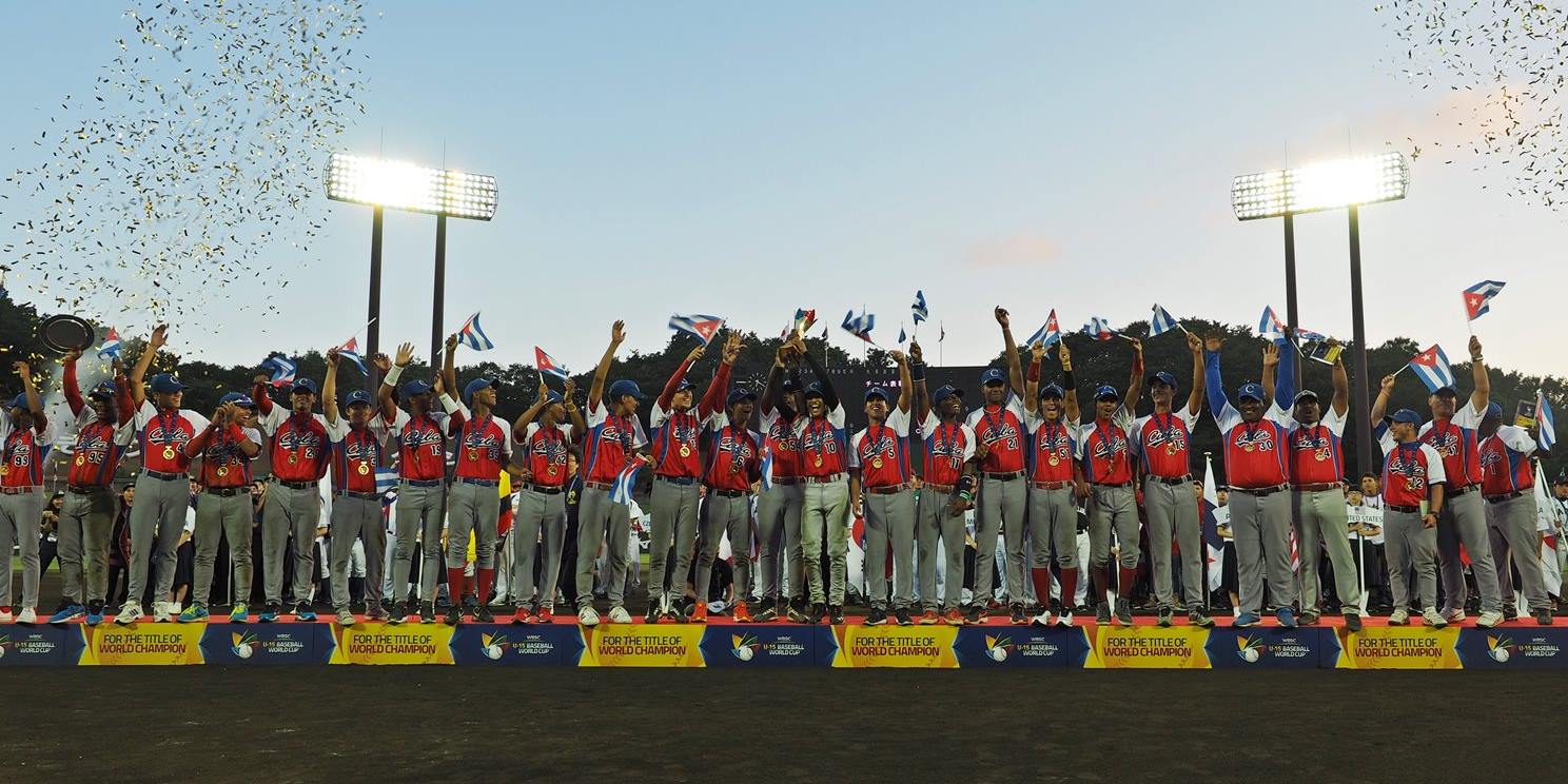 Cuba defiende el título mundial, derrota a Japón en la Final de la Copa Mundial de Béisbol WBSC Sub-15 2016